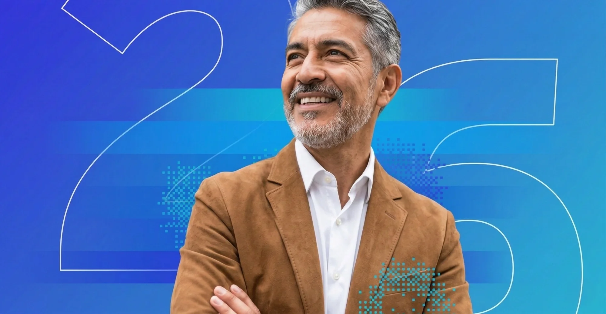 Persona viendo hacia el futuro